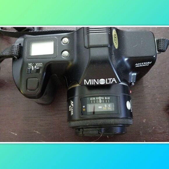 Minolta Maxxum 3000i 35mm Film Camera with. AF 50mm 1:1.7 Lens.With Manuals. Inc - Picture 2 of 6